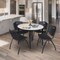 Regency Kahlo Round Table & Chair Sets, 36 W, 36 L, 29 H, Wood, Metal, Plastic Top, Maple TPL36RNDPLBK47BK - alternate 5